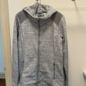 Athleta Fleeced lined Jacket with Hoodie Size Large